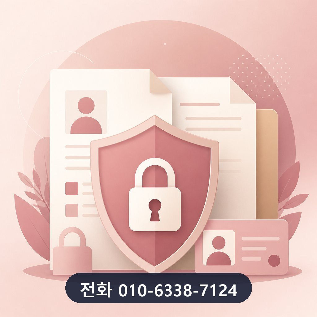 KB국민카드 현금화 개인정보 보호 이미지 · 문의 010-6338-7124