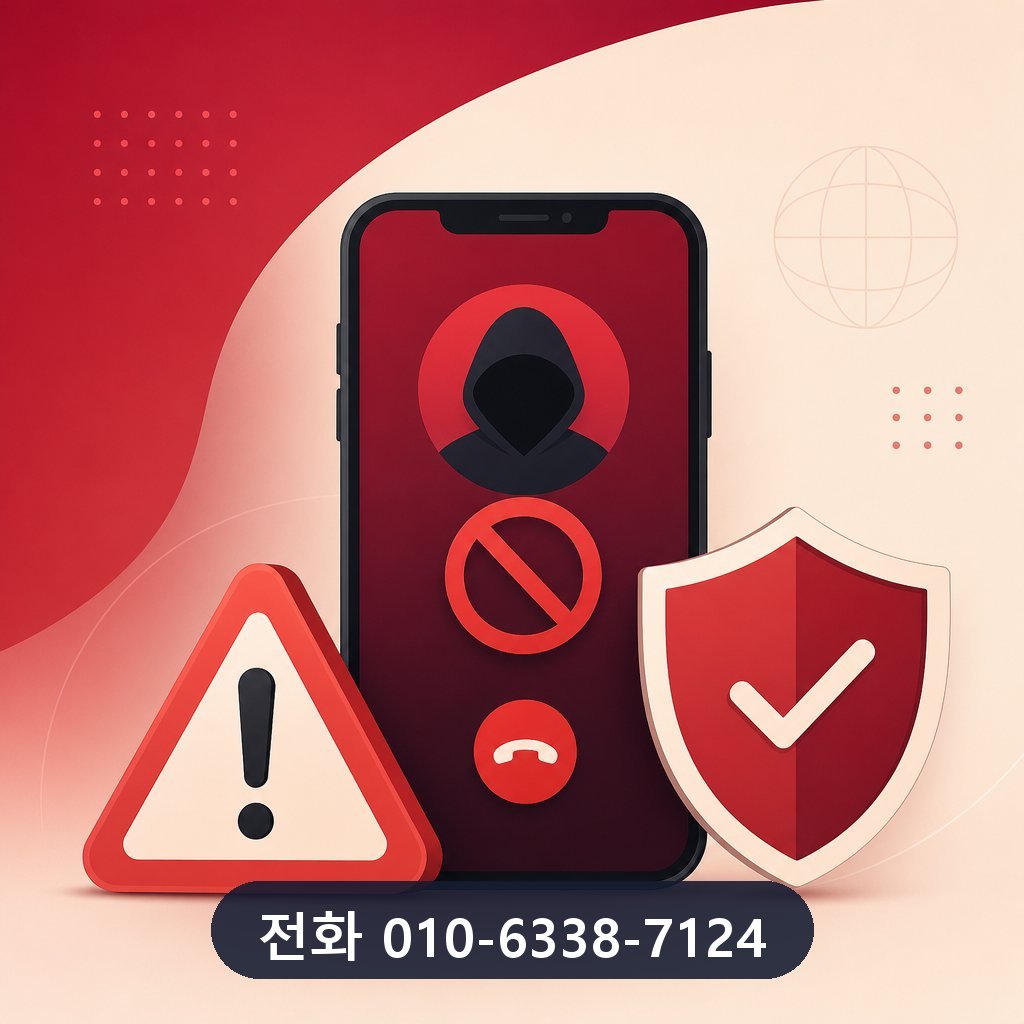 KB국민카드 현금화 피해 예방 주의사항 이미지 · 문의 010-6338-7124